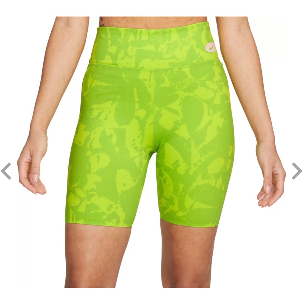 Nike Women's One Luxe Icon Clash Mid-Rise Training Bike Shorts - NWT